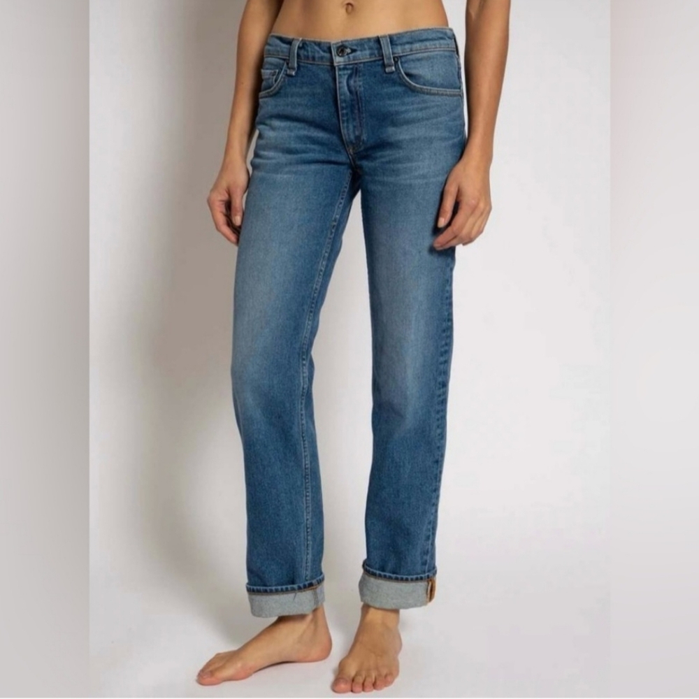 ASKK NY Cool Cat straight leg mid rise jeans NWT size 34 non-stretch Flashback